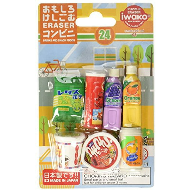 IWAKO T-Shirt Eraser in 4 Colours IWAKO Japanese Novelty Eraser Rubber IWAKO T-Shirt Eraser in 4 Colours IWAKO Japanese Novelty Eraser Rubber